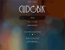 Tablet Screenshot of cudobik.com